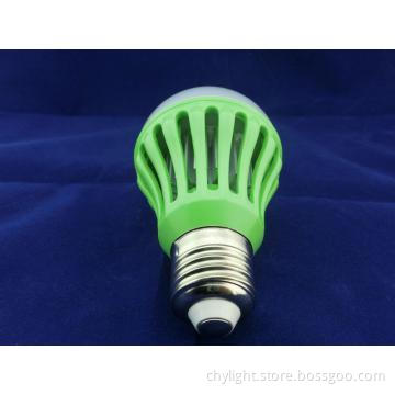 New Design,New Product!5W E27 LED Bulb Green Shell Global Shape